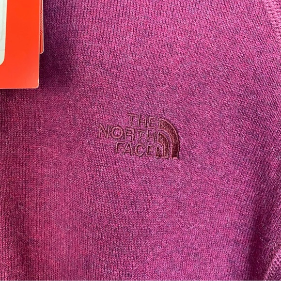 The North Face NWT MT. Tam Bordeaux Red Full Zip Sweater - Picture 3 of 9